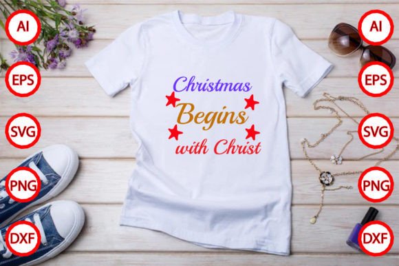 Christmas Begins with Christ Graphics Freebies