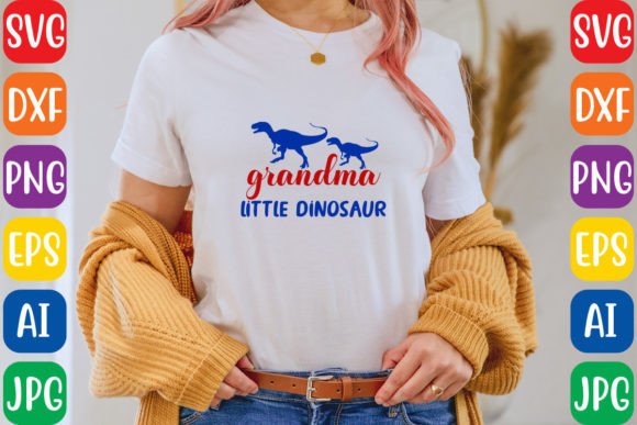 Grandma Little Dinosaur Graphics: A Freebie Review