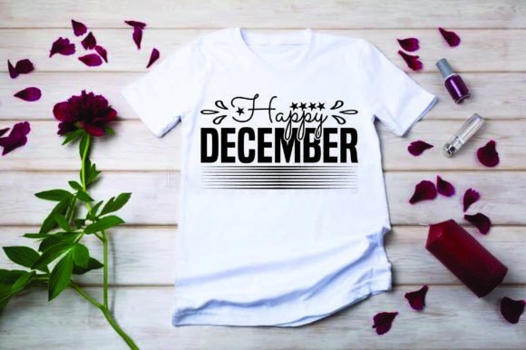Happy December Svg Design: Freebies & Graphics
