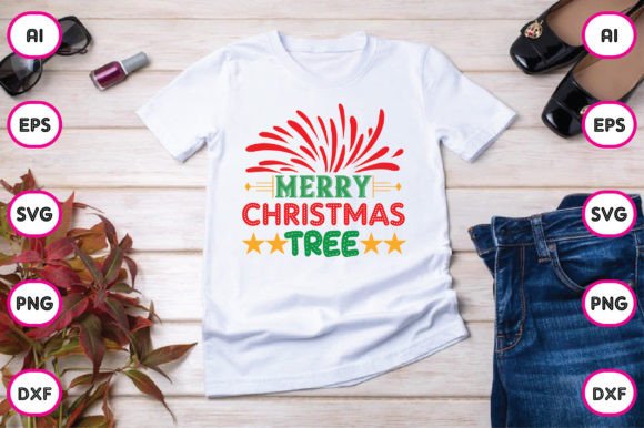 Merry Christmas Tree: Graphics for Freebies